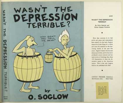 Dust Jackets - Wasn't the depression ter