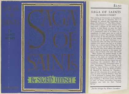 Dust Jackets - Saga of saints.