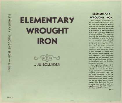 Dust Jackets - Elementary wrought iron [