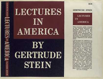 Dust Jackets - Lectures in America.