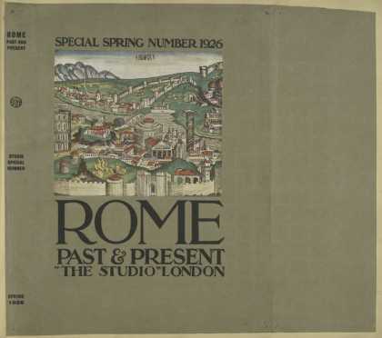 Dust Jackets - Rome, past and present. (