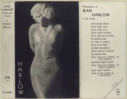 Dust Jackets - Jean Harlow, Hollywood co