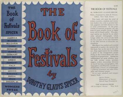 Dust Jackets - The book of festivals / b