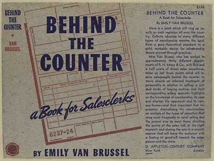 Dust Jackets - Behind the counter : a bo