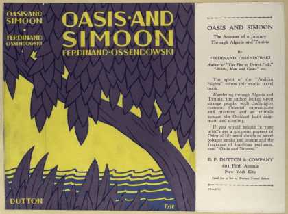 Dust Jackets - Oasis and simoon.