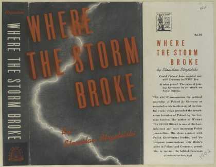Dust Jackets - Where the storm broke.