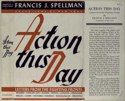 Dust Jackets - Action this day letters