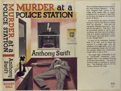 Dust Jackets - Murder at a police statio