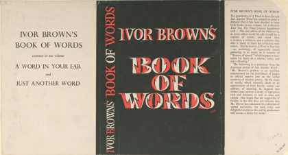 Dust Jackets - Ivor Brown's Book of word