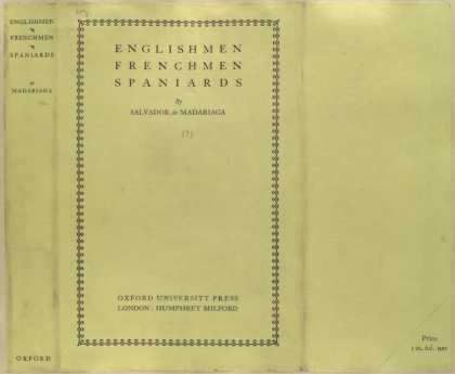 Dust Jackets - Englishmen, Frenchmen, Sp
