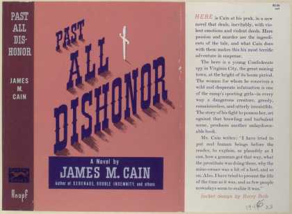 Dust Jackets - Past All Dishonor.