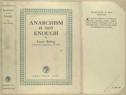 Dust Jackets - Anarchism is not enough.