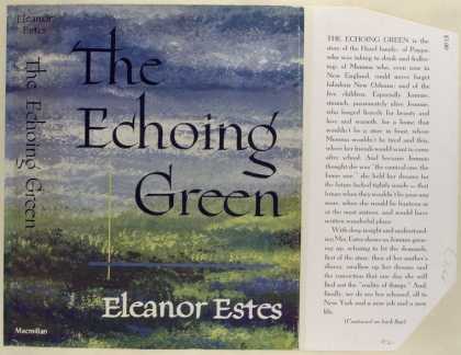 Dust Jackets - The Echoing Green, by Ele