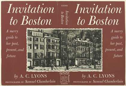 Dust Jackets - Invitation to Boston - A