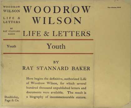 Dust Jackets - Woodrow Wilson : life and