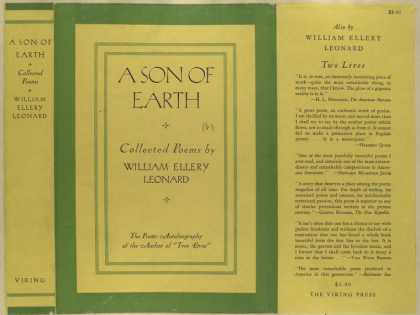 Dust Jackets - A son of earth, collected