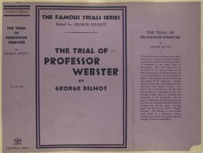 Dust Jackets - The trial of Professor We