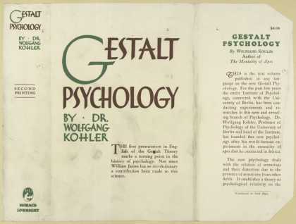 Dust Jackets - Gestalt psychology.