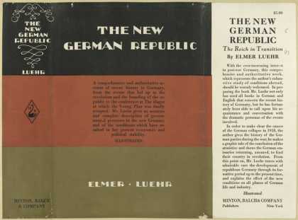 Dust Jackets - The new German republic.