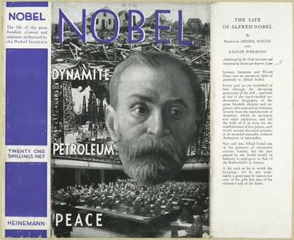 Dust Jackets - The life of Alfred Nobel.