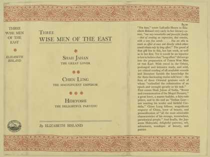 Dust Jackets - Three wise men of the Eas
