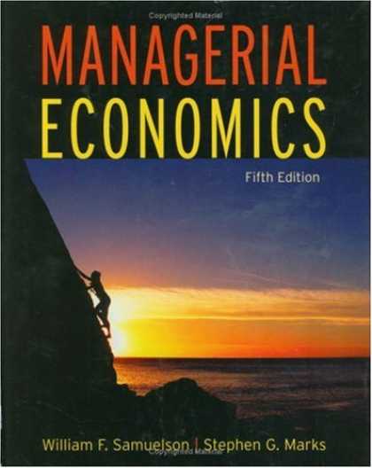 Economics Books - Managerial Economics