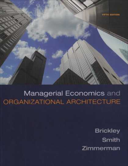 Economics Books - Managerial Economics & Organizational Architecture