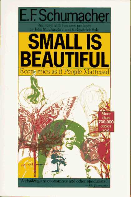 Economics Books - Small Is Beautiful: Economics as if People Mattered