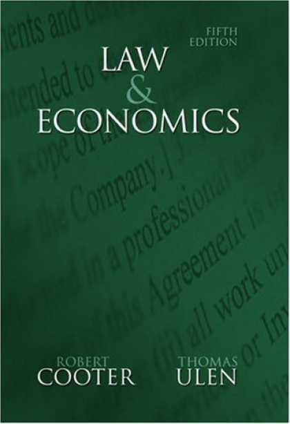 Economics Books - Law and Economics (5th Edition) (Addison-Wesley Series in Economics)