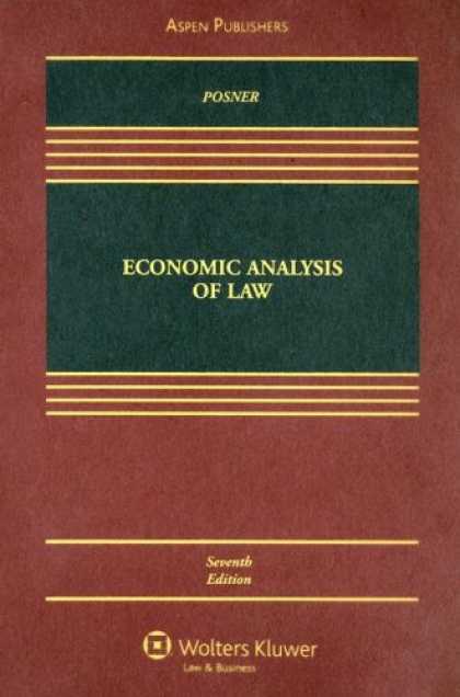 Economics Books - Economic Analysis of Law