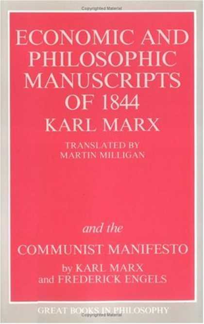 Economics Books - The Economic and Philosophic Manuscripts of 1844 and the Communist Manifesto (Gr