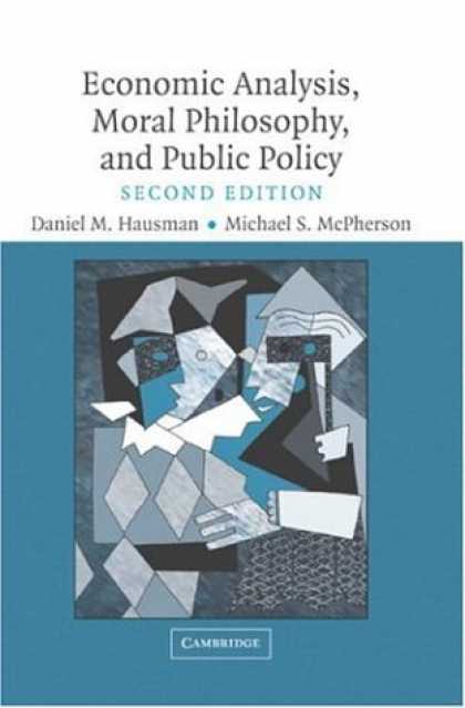 Economics Books - Economic Analysis, Moral Philosophy and Public Policy