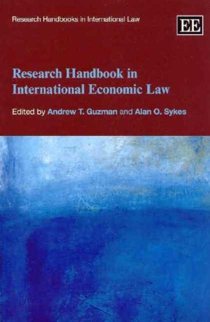 Economics Books - Research Handbook in International Economic Law (Research Handbooks in Internati