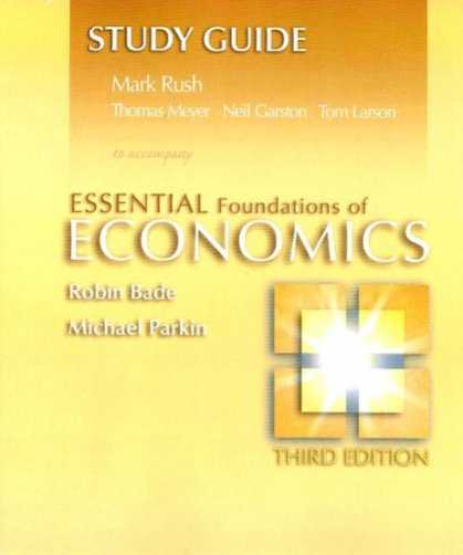 Economics Books - Study Guide for Essential Foundations of Economics plus MyEconLab plus eBook 1-s