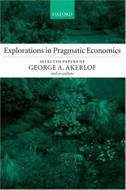 Economics Books - Explorations in Pragmatic Economics