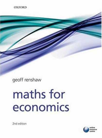 Economics Books - Maths for Economics