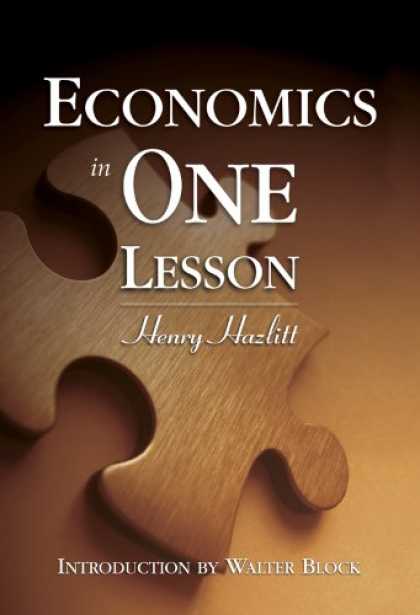 Economics Books - Economics in One Lesson