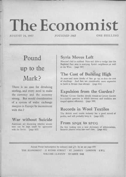 Economist - August 24, 1957