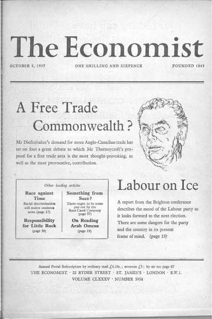 Economist - October 5, 1957