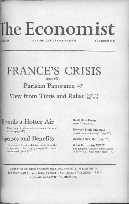Economist - May 24, 1958