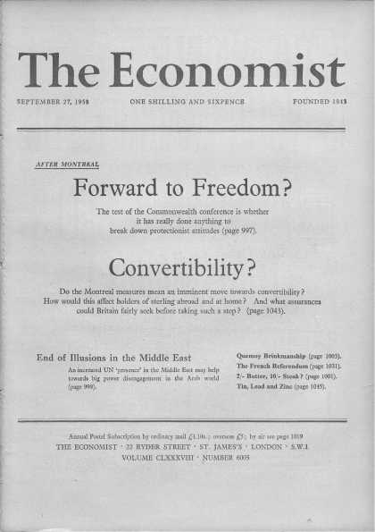 Economist - September 27, 1958