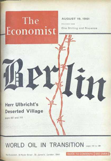 Economist - August 19, 1961