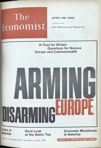 Economist - April 28, 1962