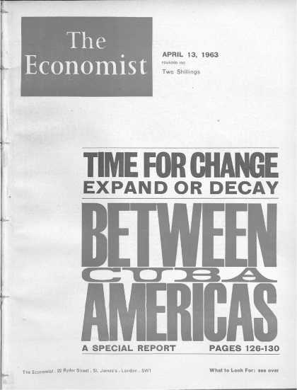 Economist - April 13, 1963