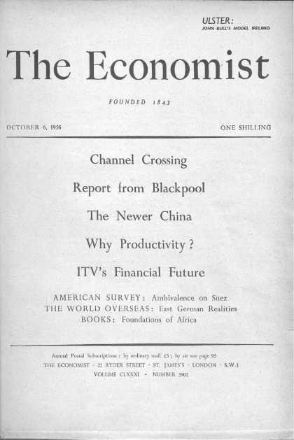 Economist - October 6, 1956