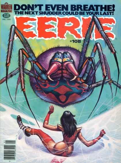 Eerie 108 - Spider - 108 - Warren Magazine - January - Snow