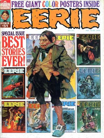 Eerie 51 - Best Stories - Creatures - Creepy - Frightened - Ghosts