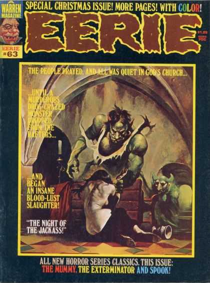 Eerie 63 - Special Christmas Issue - Murderous - Drug Crazed - Blood Lust - The Exterminator