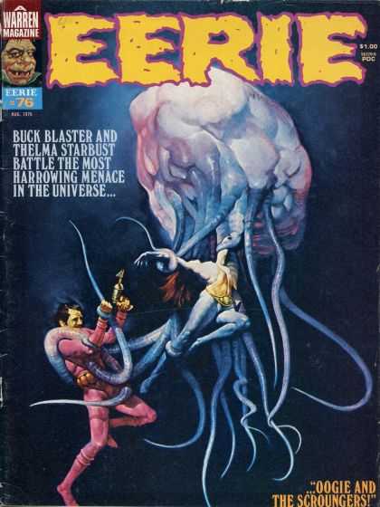 Eerie 76 - Battle In The Universe - Buck Blaster - Harrowing Menace - Creature - Thelma Starbust