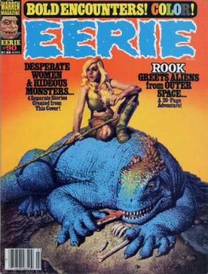 Eerie 90 - Eerie - Rook Greets Aliens From Outer Space - Desperate Women U0026 Hideous Monsters - Lizard - Babe